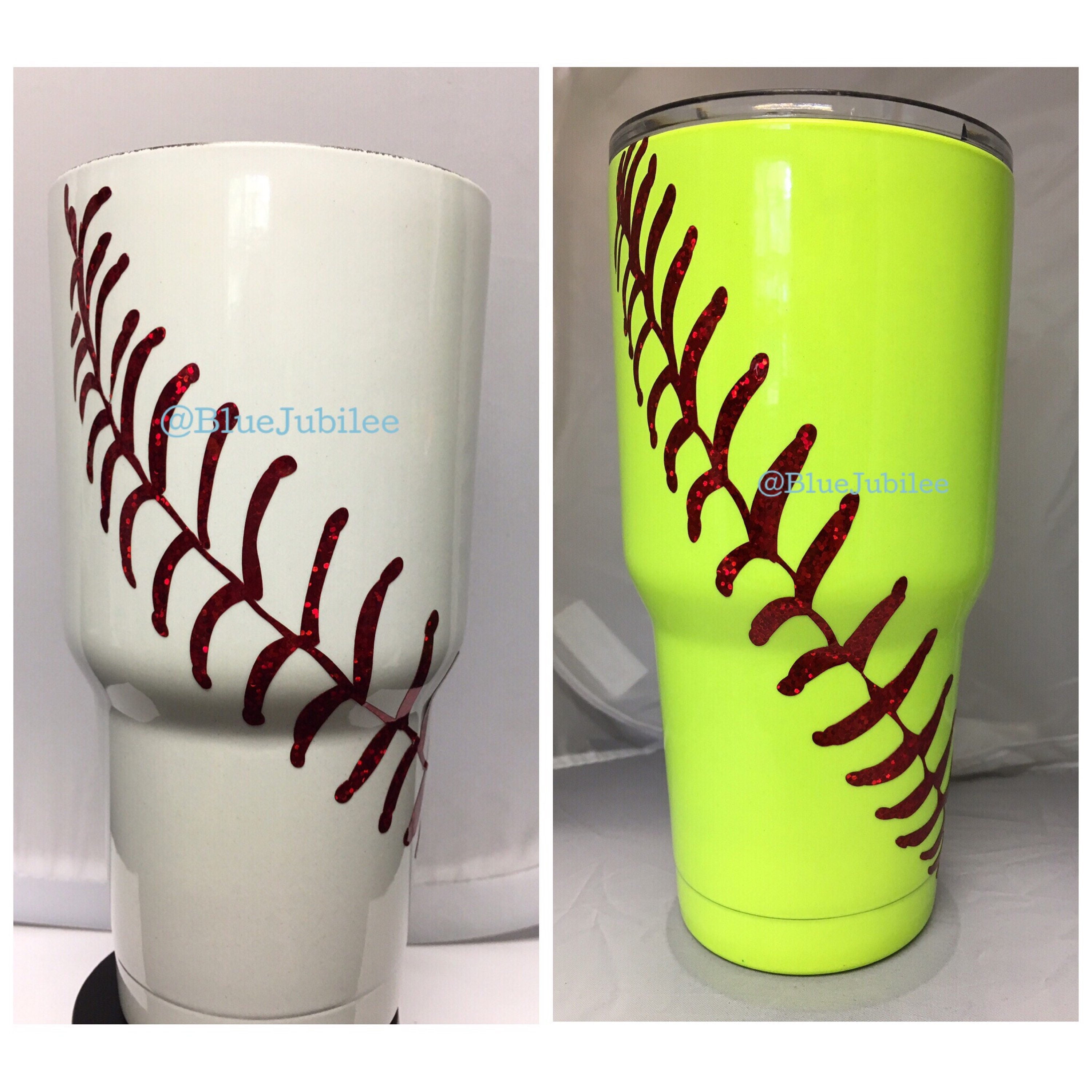 Softball cup or Baseball cup customizable tumbler NOT Etsy