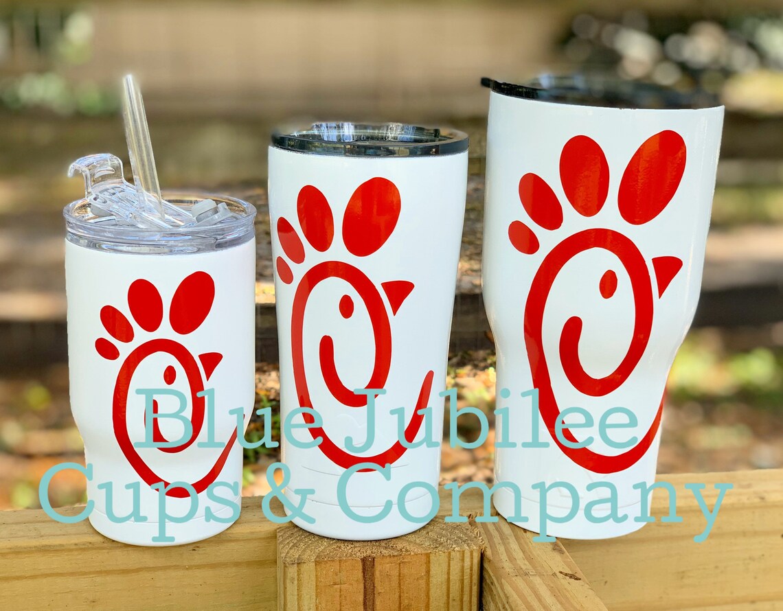 Replica Chick fil a personalized custom cups square or round Etsy