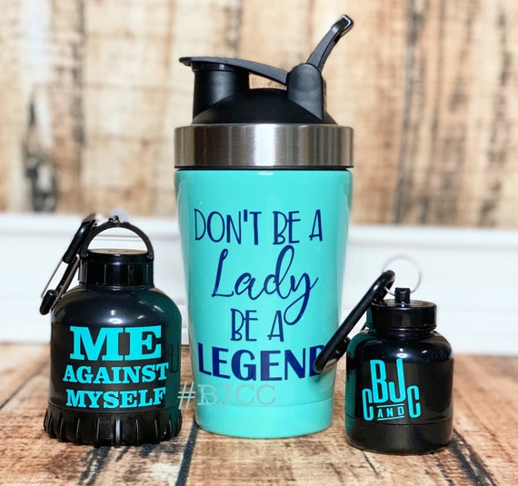 Customized Shaker Bottles & Protein Funnel 