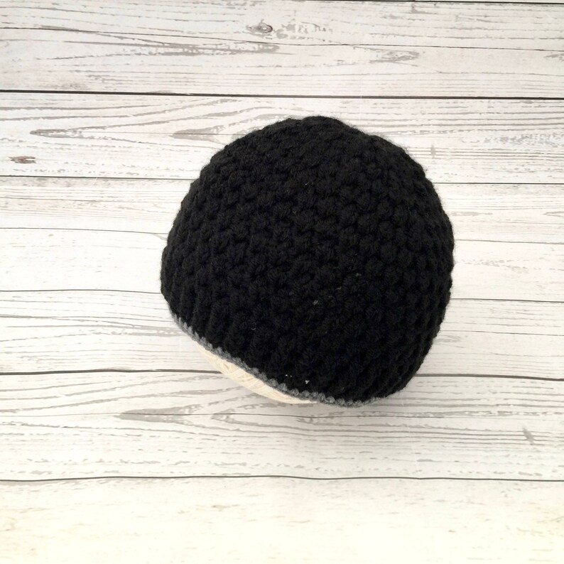 cosy winter hat black adult beanie black men/'s beanie woolly hat adult crochet hat crochet winter hat