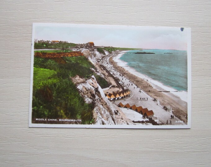 Postcard. Middle Chine, Bournemouth, UK. Real (RPPC) Photo Postcard. Ideal Christmas Gift, Fathers Day, Birthday Present For Loved One