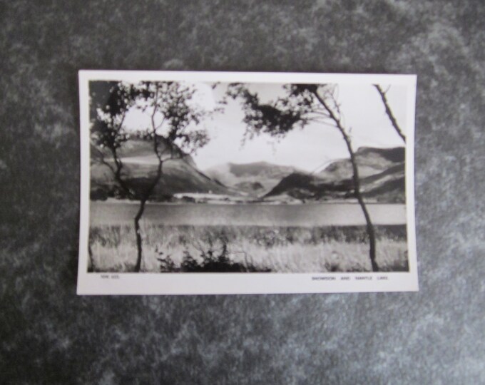 Real Photo (RPPC) Postcard, Snowdon And Nantle Lake, Wales, UK. Genuine, Original. Ideal Christmas Gift, Mother's Day Gift, Birthday Present