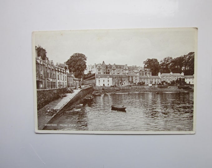 Postcard, Portree, From Pier, Isle Of Skye, United Kingdom. Genuine, Original, Used.