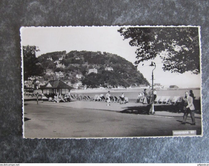 1930s Postcard, Minehead, Somerset, England, UK. REAL Photo (RPPC) Postcard. Genuine, Used.