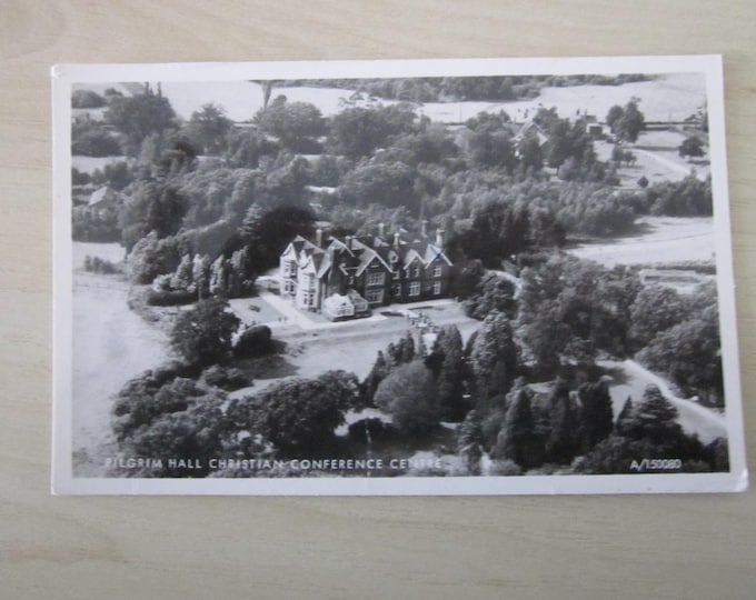 Postcard, Pilgrim Hall Christian Conference Centre, Sussex, UK. Genuine, Original, Used REAL Photo Postcard (RPPC).