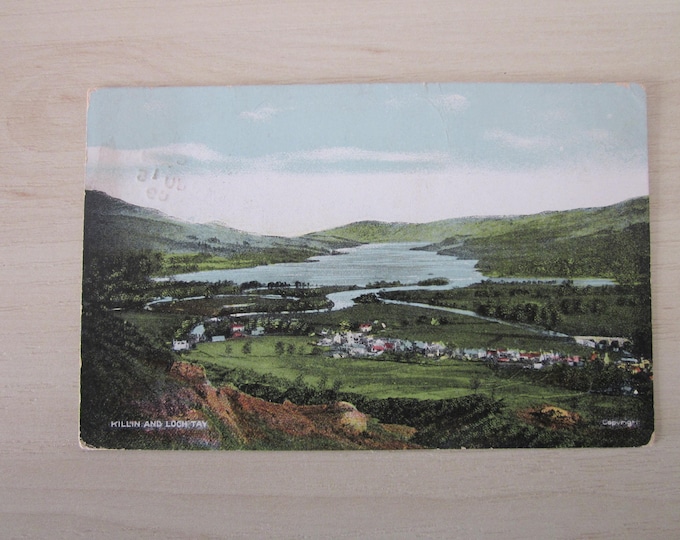 Postcard, Killin And Loch Tay, Scotland, United Kingdom, Genuine, Original.