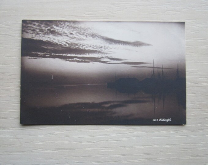 Postcard, "Midnight", Tunbridge Wells, Kent? Genuine, Original, Unused.