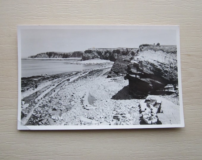 Postcard, Kilve, The Coast, Somerset, England. REAL PHOTO (RPPC) Postcard. Genuine, Original, Unused.