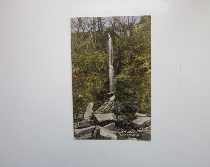 Postcard, Mallyan Spout, Goathland, Yorkshire, England, United Kingdom. Genuine, Original, Used, Frith Series.