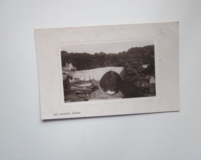 Postcard, Old Wishing Bridge, Australia. Genuine, Original, Used. Ideal Gift For Loved One