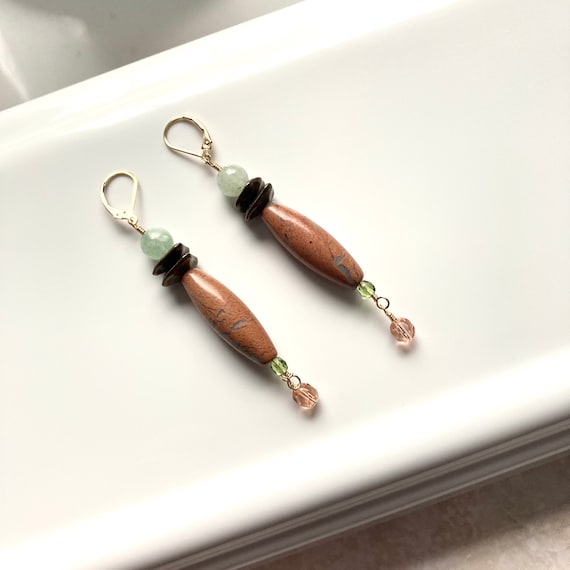 Jade and jasper best sale earrings