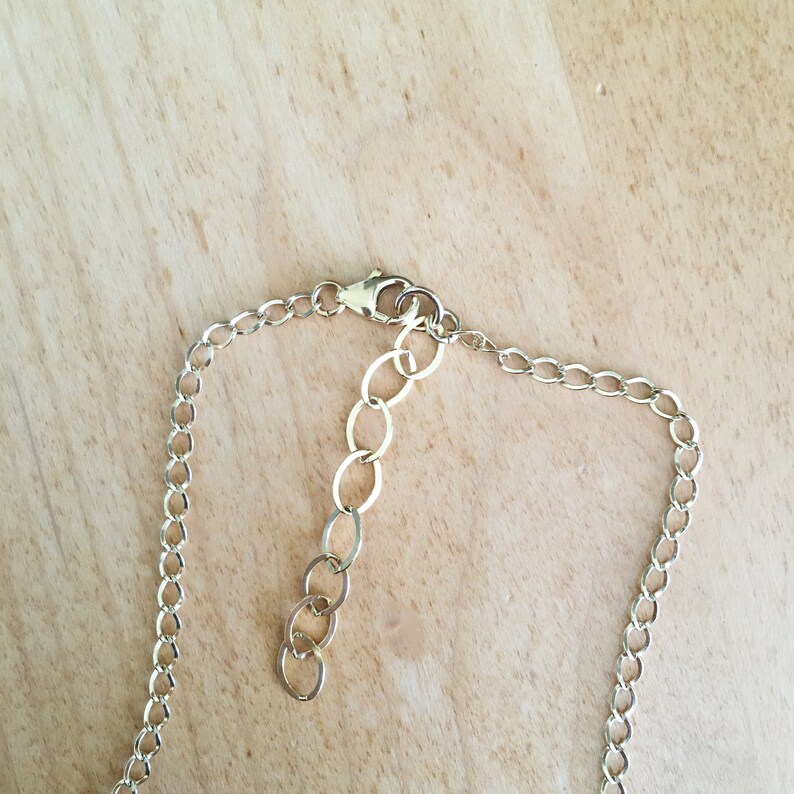 Onyx Chip Necklace with Gold Fill Curb Chain Black and Gold Necklace Black Onyx Necklace On Gold Chain OOAK Lara Wear to Work