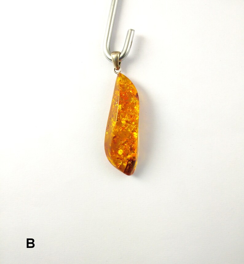 Wholesale Amber Pendant With 925 Sterling Silver Loop Natural Amber Select Amber Shape Wholesale Amber Pendant Mother/'s Day Sale