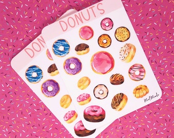 Donut sticker sheet