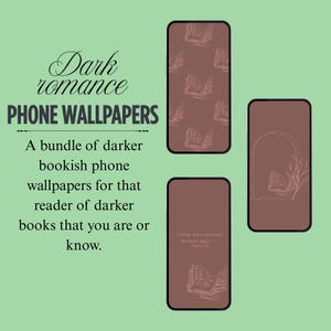 Dark romance phone wallpaper bundle