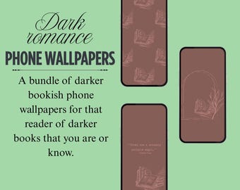 Dark romance phone wallpaper bundle