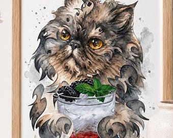 Pet Memorial custom portrait Gifts for pet lovers cat painting portrait mini pet portrait cat owner gifts dog painting gift for her mom