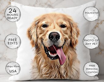 cat pet memorial gift dog face pillow graduation gift college gift cat themed gifts new dog gift memorial pet embroidered pet lover gift