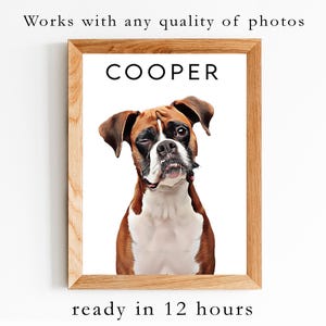 Custom Pet Portrait Unique and Personalized Dog Gift, Capture the Beauty of Your Beloved Yorkshire Terrier, Pet Canvas Art, Gifts for Animal