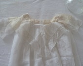Rarity Antique Baptism dress Silk 19th Century Vintage Victorian Style Edwardian Style