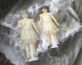 Old Paper Dolls ANNO 19 Attraction Doll Figure Nina Dress Fashion Puppet Paper Doll Collectible Viktor torian Edwardian Style