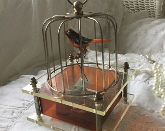 Antique Music Box With Bird Reuge Music Box Box 19th Century Antique Music Box With Bird Reuge Music Box Box 19th Century