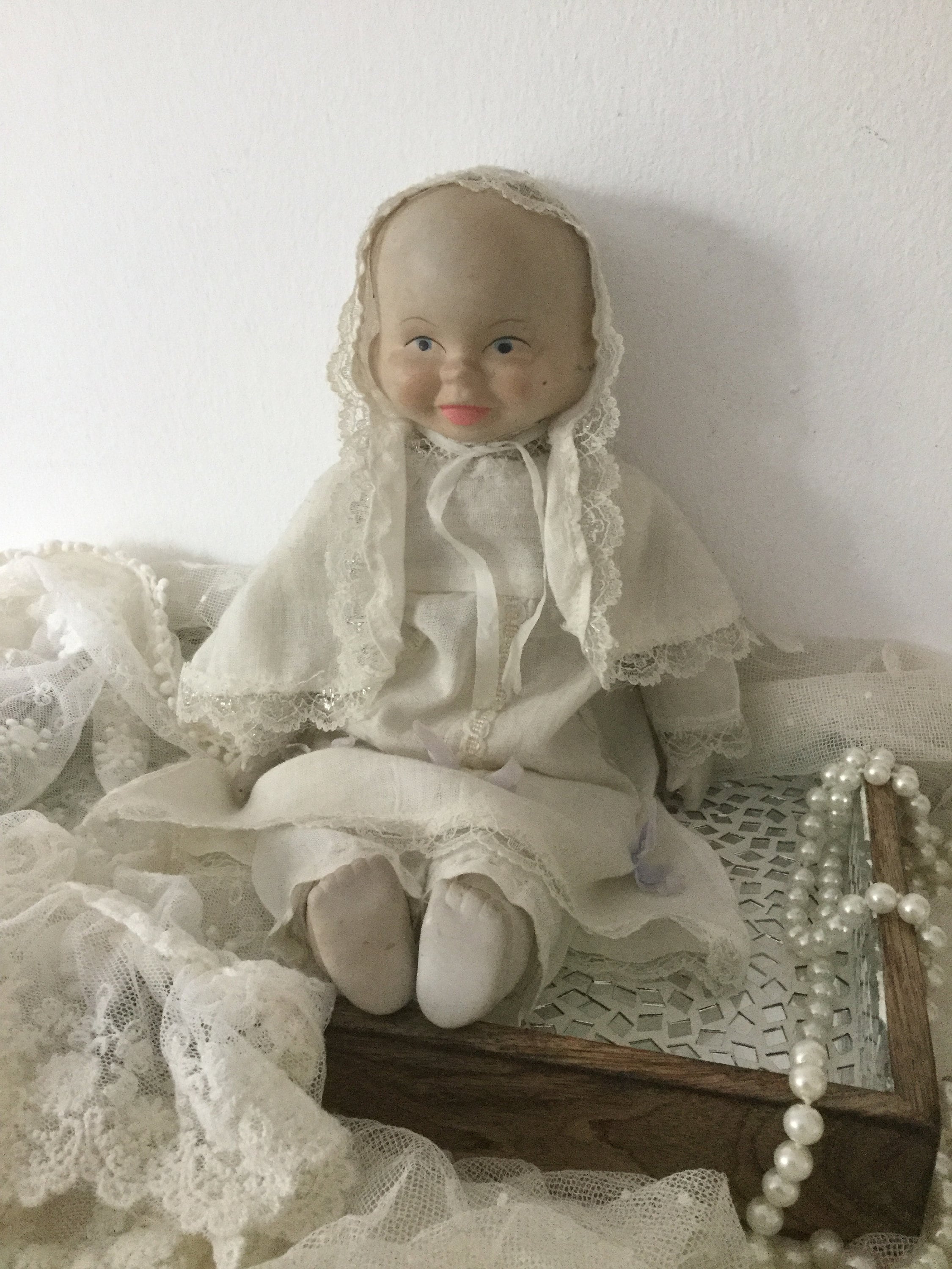 Unusual Antique Fashion Doll Crown - Ruby Lane
