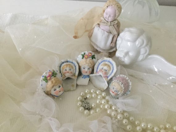 porcelain doll heads