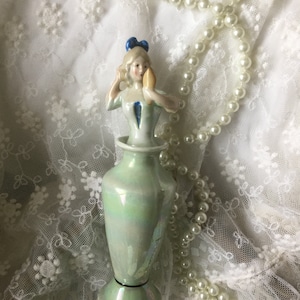 Antique Bottle Figurine Perfume Bottle Victorian Half-Tea-Doll Perfume Bottle Victorian Style Bottle Porcelain Bottle Boudoir Decoration