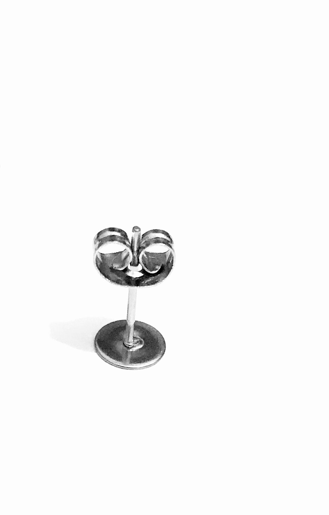316L Surgical Steel 4mm Earring Blanks Posts With Butterfly Backs (UK SELLER)