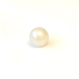 Faux Pearl Round Modesty Pin Badge Brooch Button 10mm image 2