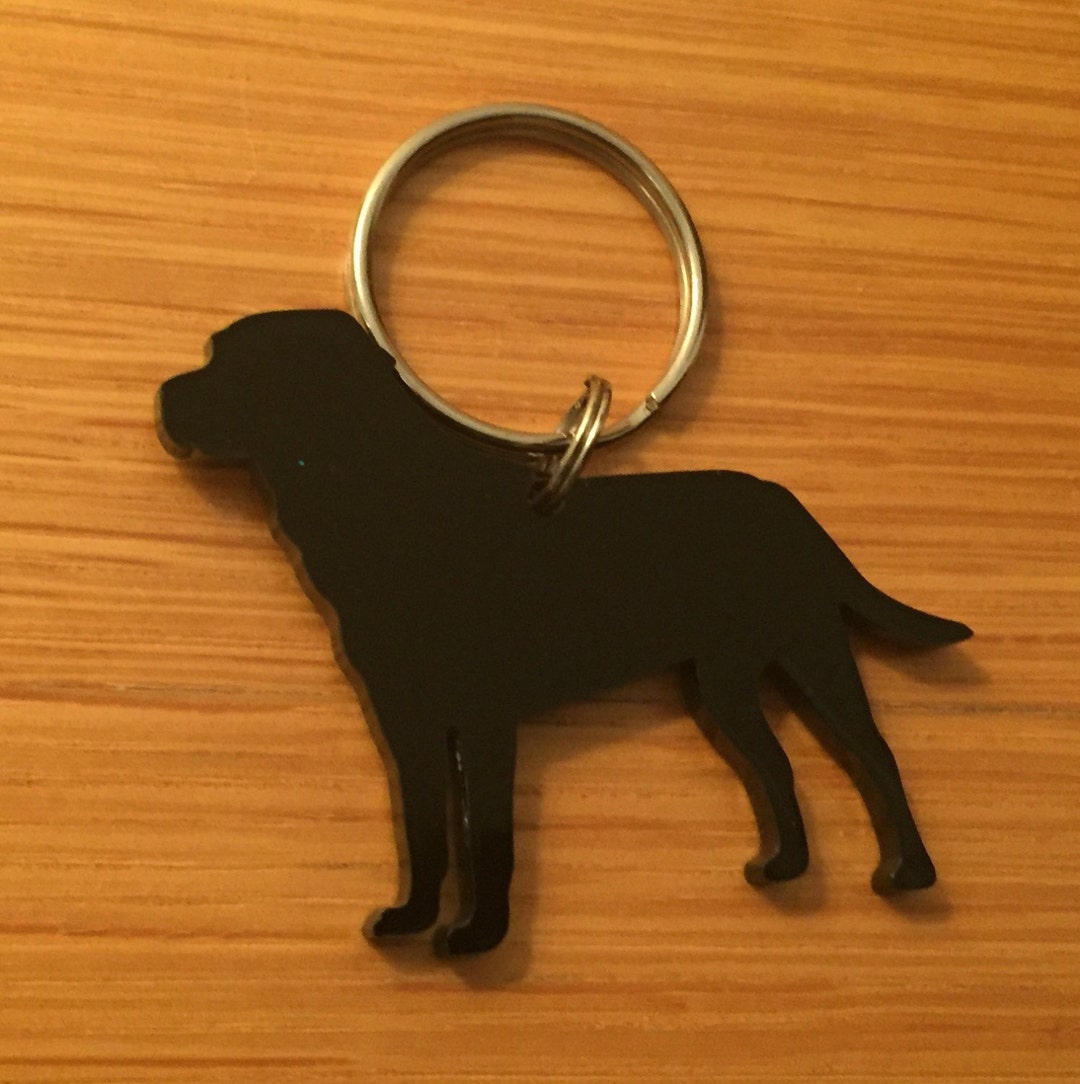 Black Labrador Lab Keyring Keychain Bag Charm Gift - Etsy