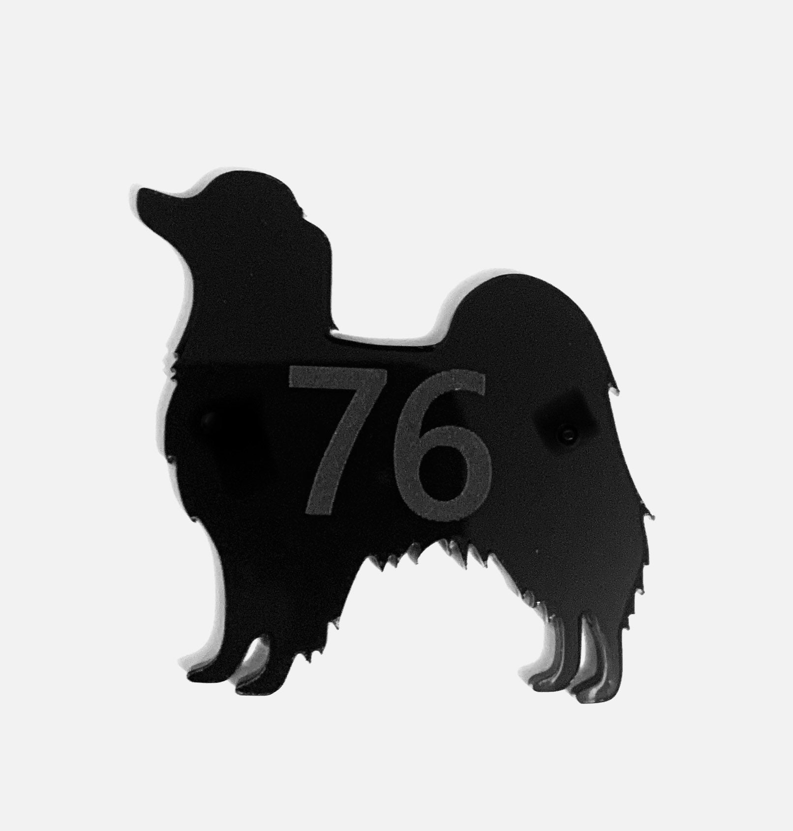 Phalene Dog Door House Number Sign Plaques in Black Etsy UK
