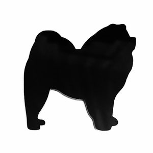 Chow Chow Dog Fridge Magnet Gift in Black
