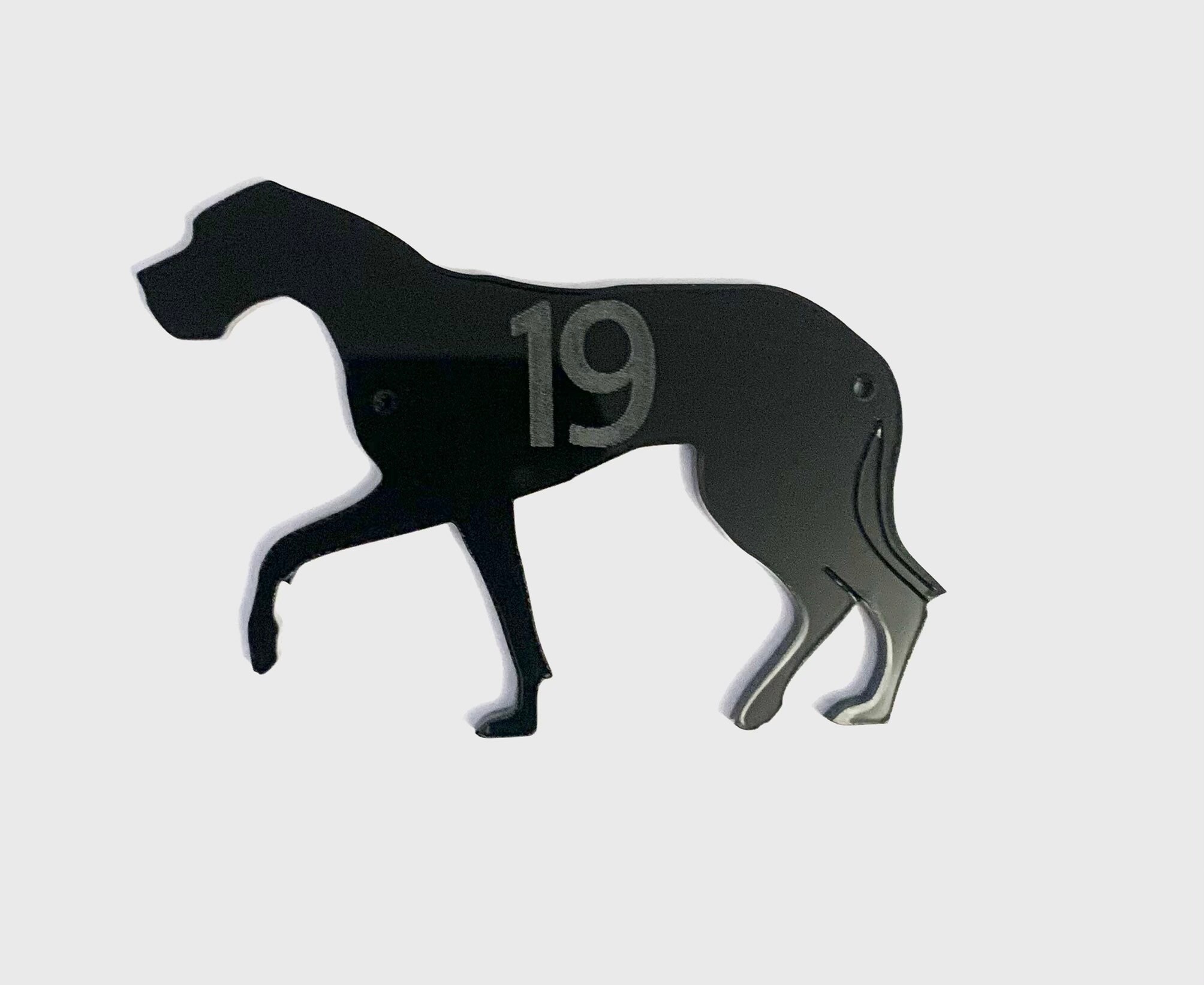 Great Dane Dog Door House Number Sign Plaques in Black Etsy UK