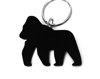 Gorilla Keyring Keychain Bag Charm Zipper Charm Gift
