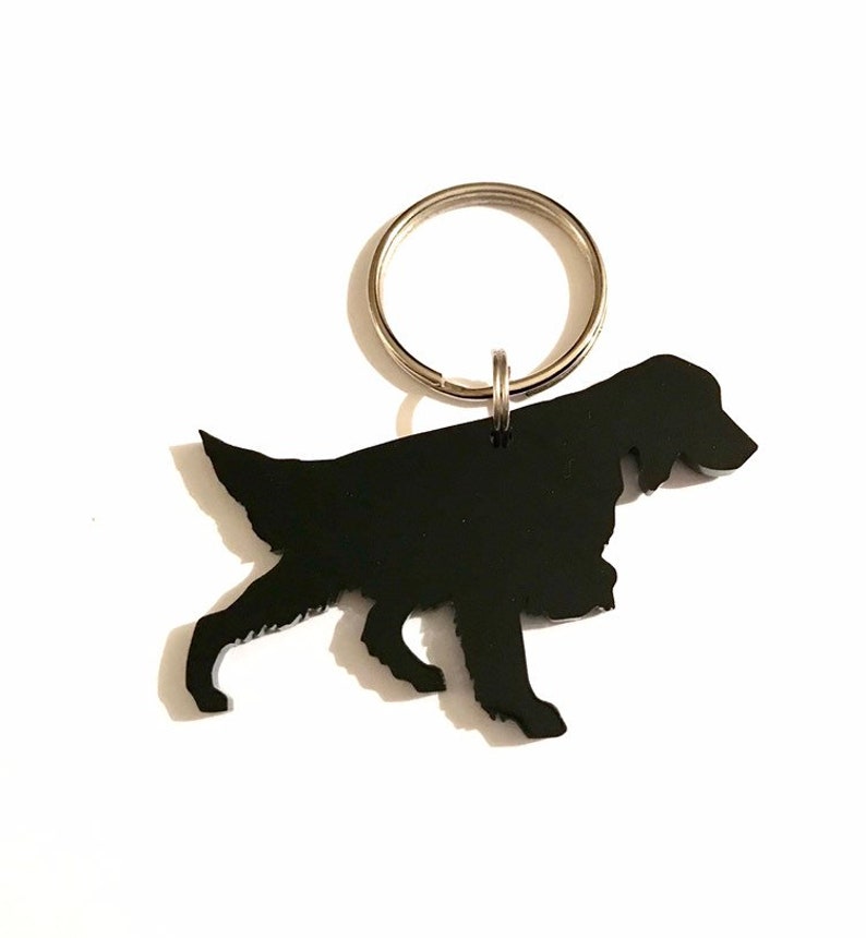 Irish Setter Keychain Silhouette