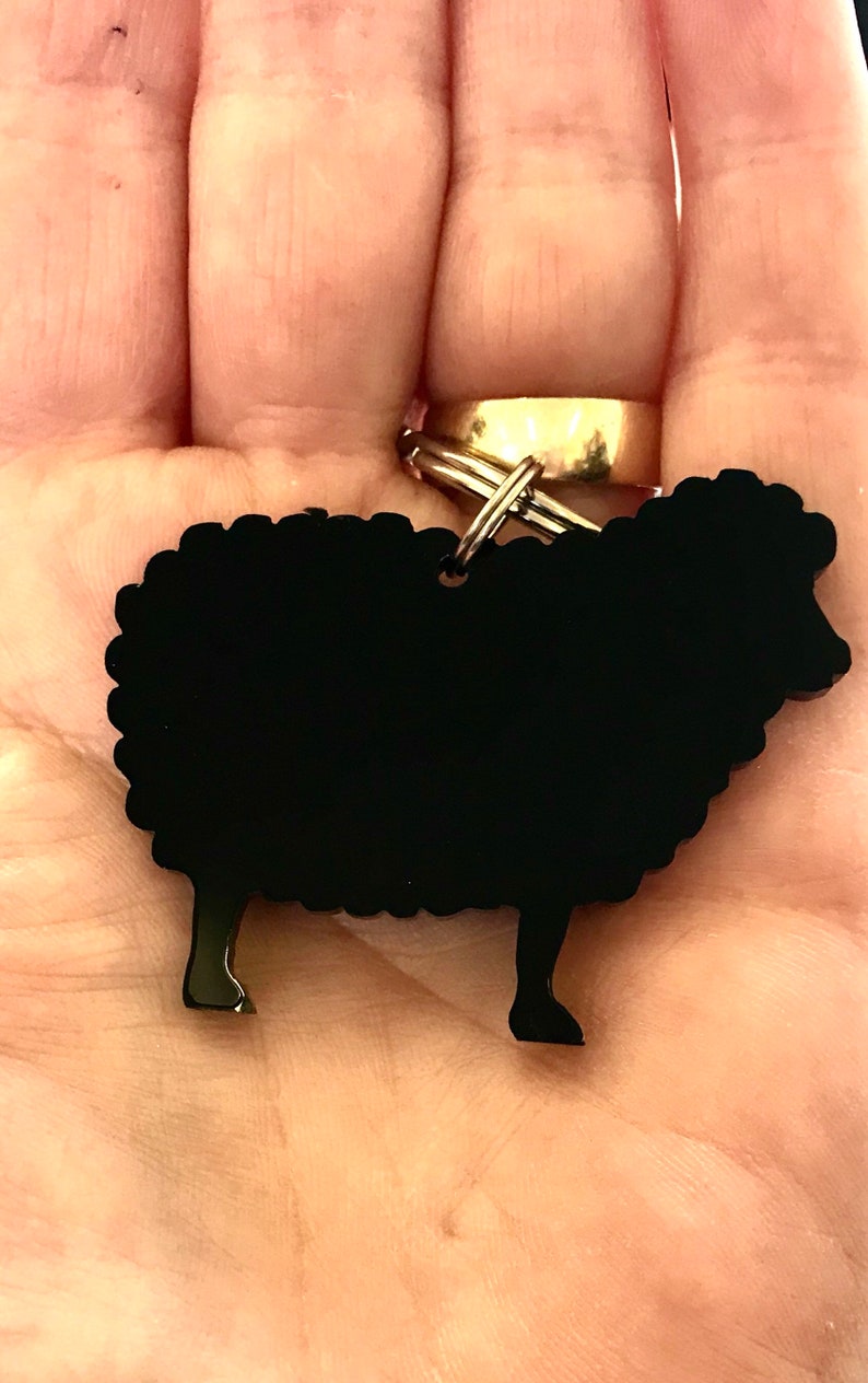 Novelty Sheep Keyring Keychain Bag Charm Gift Etsy