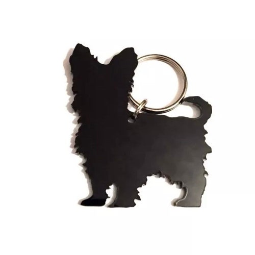 BONSNY Portachiavi In Acrilico Con Yorkshire Terrier: Ciondolo Carino Per Chiavi, Borsa E Telefono, Regalo Per Amanti Dei Cani, Leggero E Ipoallergenico - 3