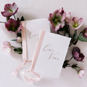Our Vows |  Foil Pressed Vow Books