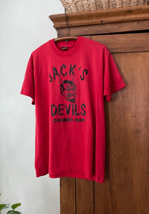 Vintage 1980s 1990s T-shirt Jack's Devils Novelty 