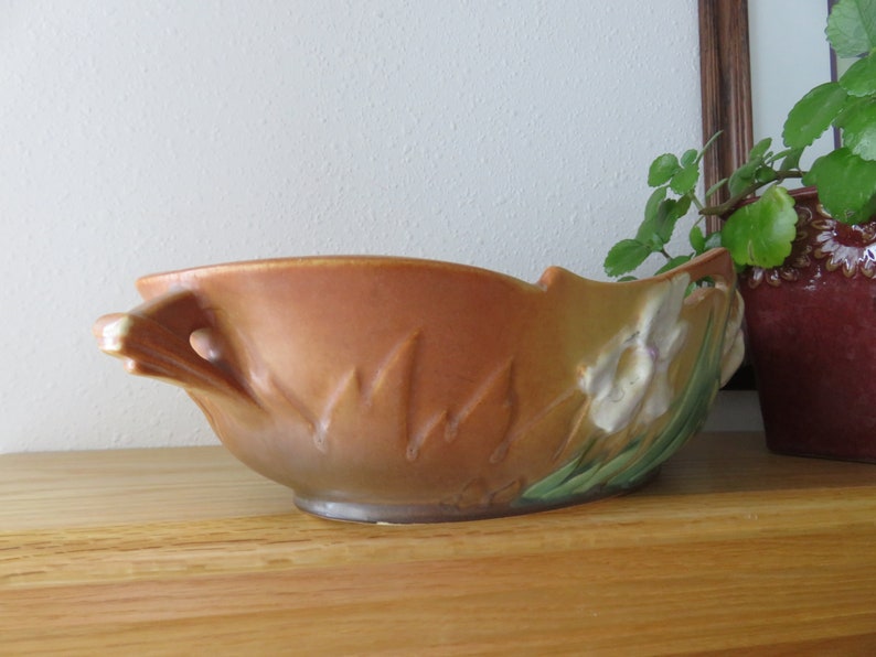 Roseville Pottery 363 12 Iris Console Bowl