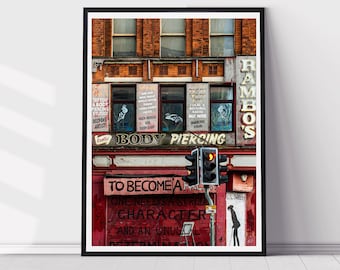 Rambo's Northern Quarter print - Manchester - Cityscape - House Decor - Architecture Print - Manchester Print - Wall Art - Home Decor