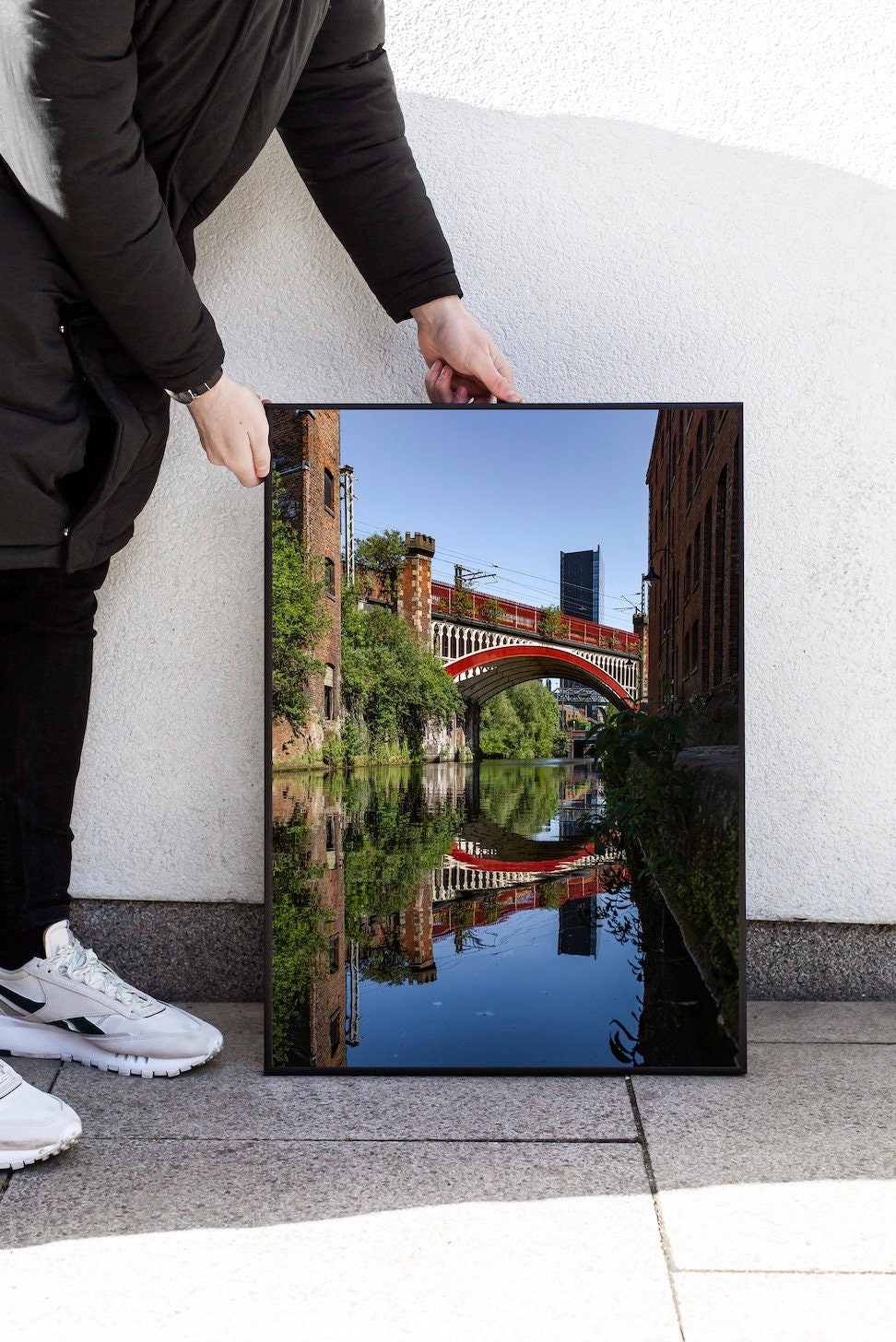 Castlefield Reflection Print Manchester Cityscape House Decor