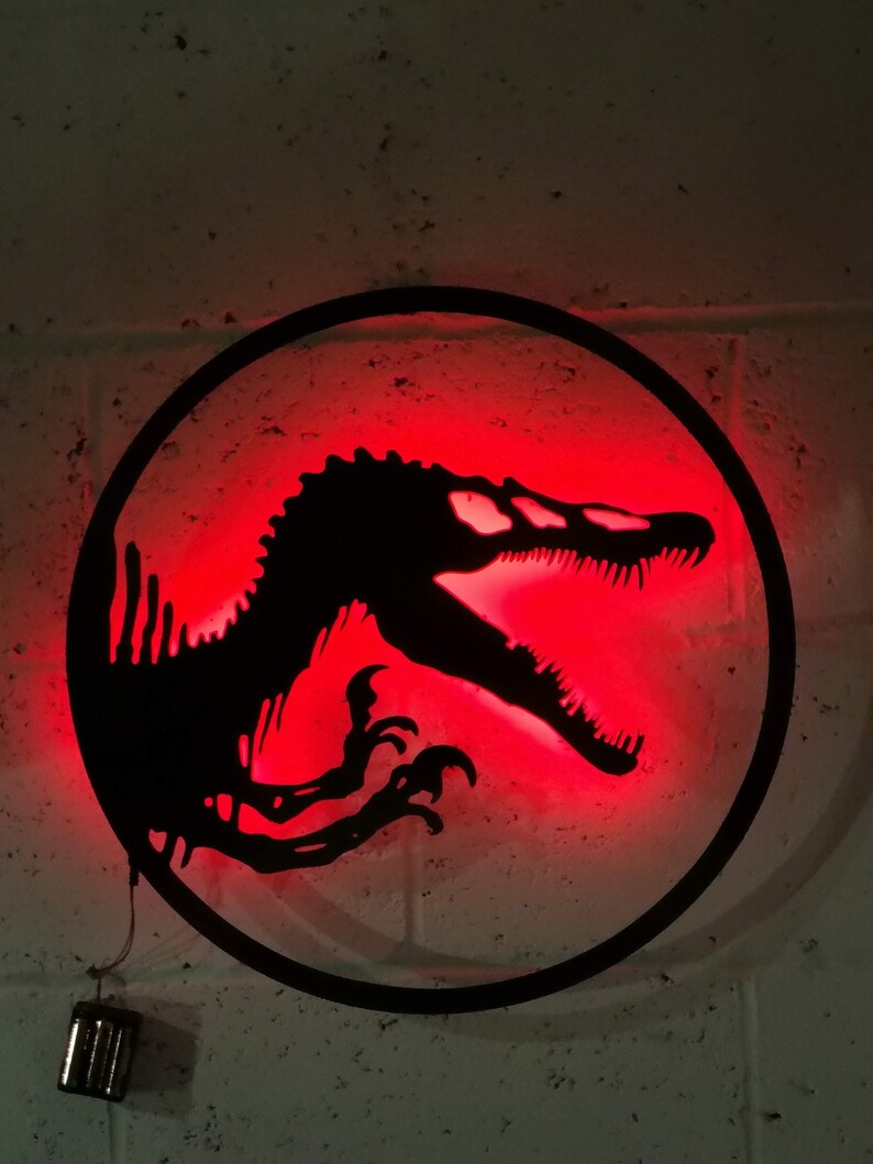 Jurassic Parkled Wall Art Etsy