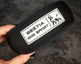 Bestia Dog Sport Collar: Padded Waterproof Collar, Stainless Steel, Handmade