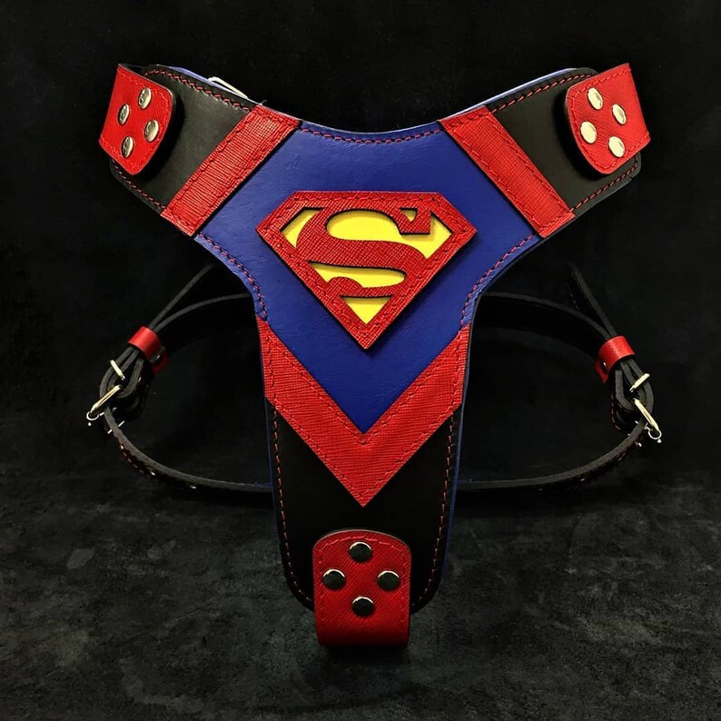 superman dog harness