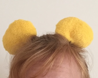 Bear clip on ears (inspired by Winnie the Pooh)