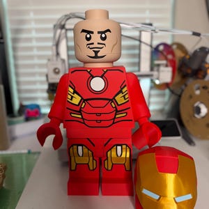 Iron Man Mark VII 16 Inch Figure | Large 3D Printed Marvel Superhero Display | Avengers Fan‑Made Collectible image 3