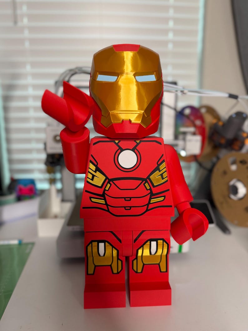 Iron Man Mark VII 16 Inch Figure | Large 3D Printed Marvel Superhero Display | Avengers Fan‑Made Collectible image 5